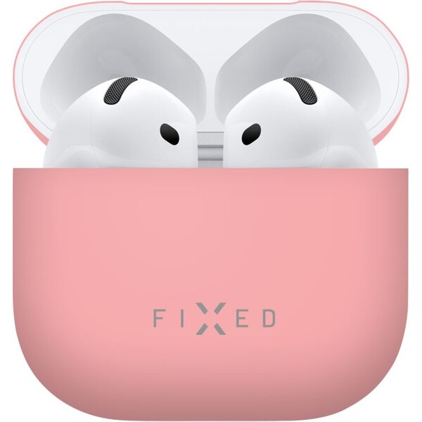 FIXED-Silky-silikonove-pouzdro-pro-Apple-AirPods-4-ruzove