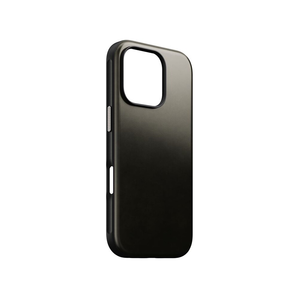 Nomad-Modern-Leather-Case-MagSafe-kryt-iPhone-16-Pro-zeleny-chromovany
