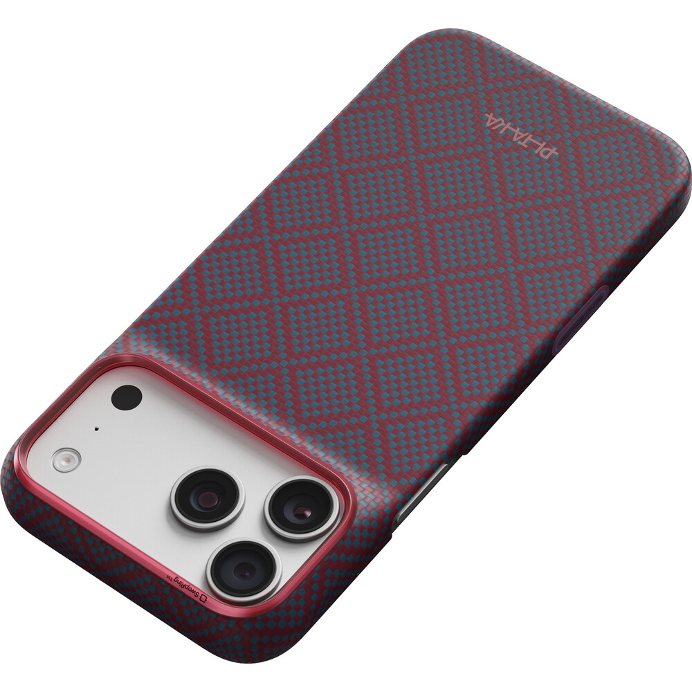 Pitaka-Edge-Case-Argyle-MagSafe-kryt-iPhone-18-Pro-Max-Blue-s-Red
