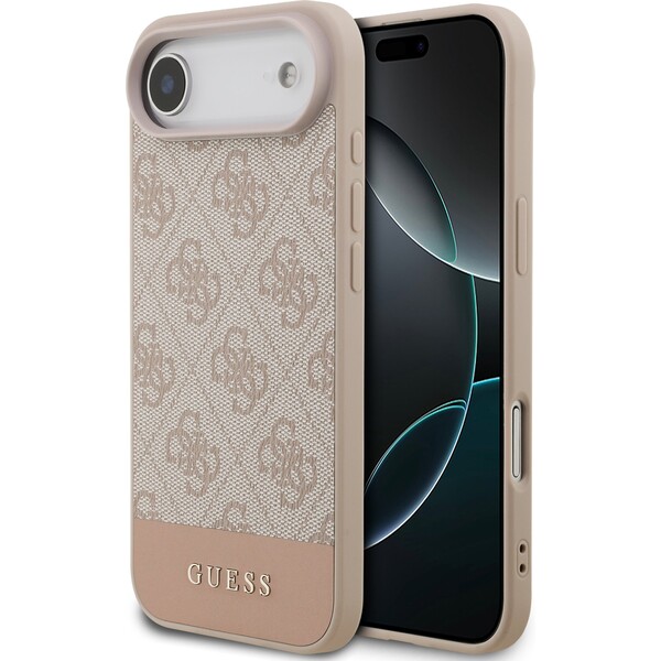 Guess-PU-4G-Stripe-Zadni-Kryt-pro-iPhone-Air-ruzovy