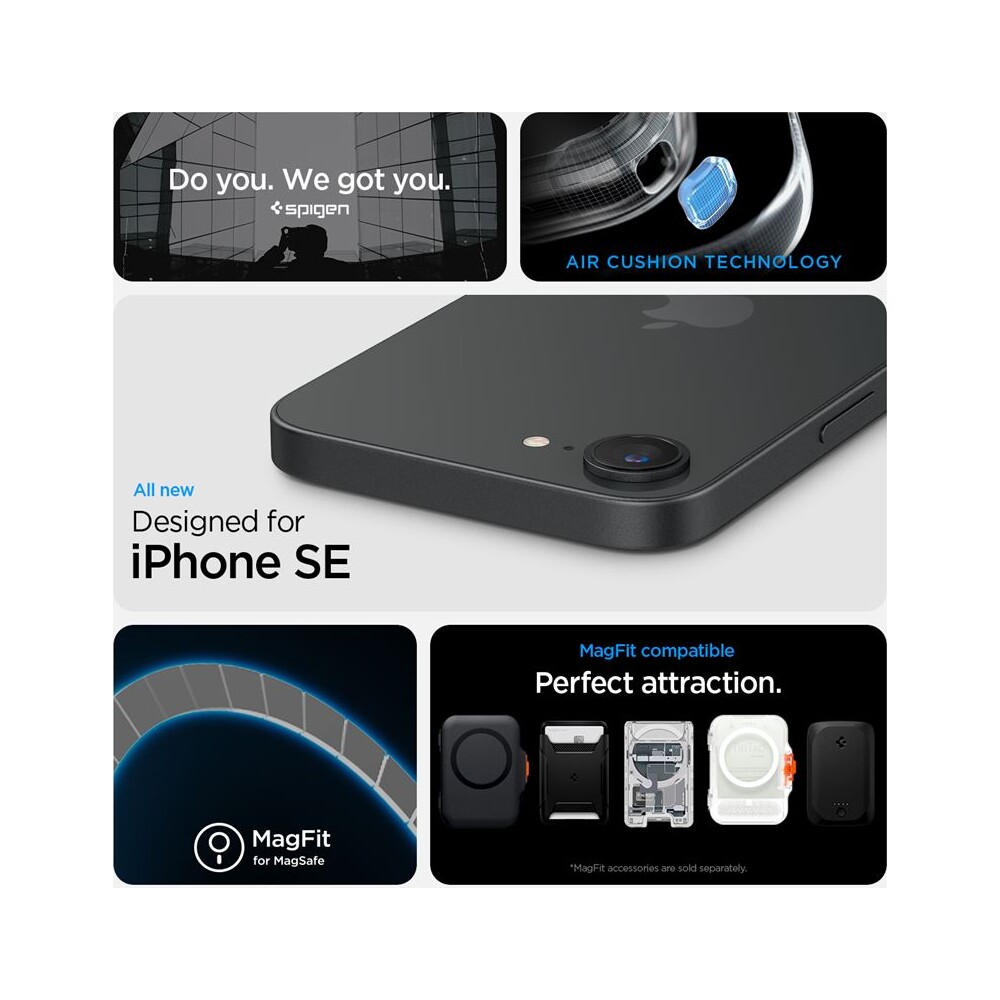 Spigen-Rugged-Armor-MagSafe-kryt-iPhone-17e-16e-matne-cerny