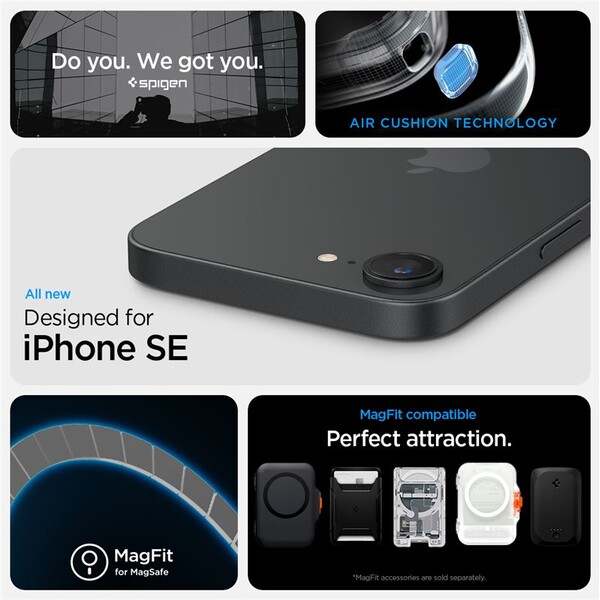 Spigen-Rugged-Armor-MagSafe-kryt-iPhone-17e-16e-matne-cerny
