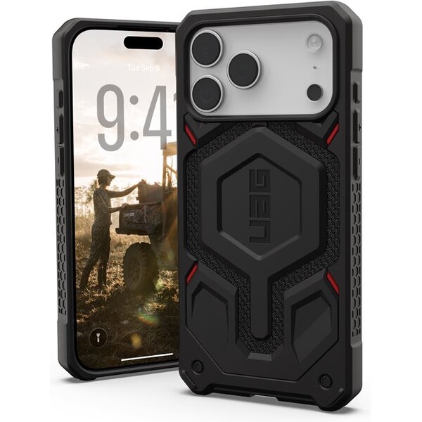 UAG-Monarch-Pro-MagSafe-Kevlar-kryt-iPhone-17-Pro-Max-cerny