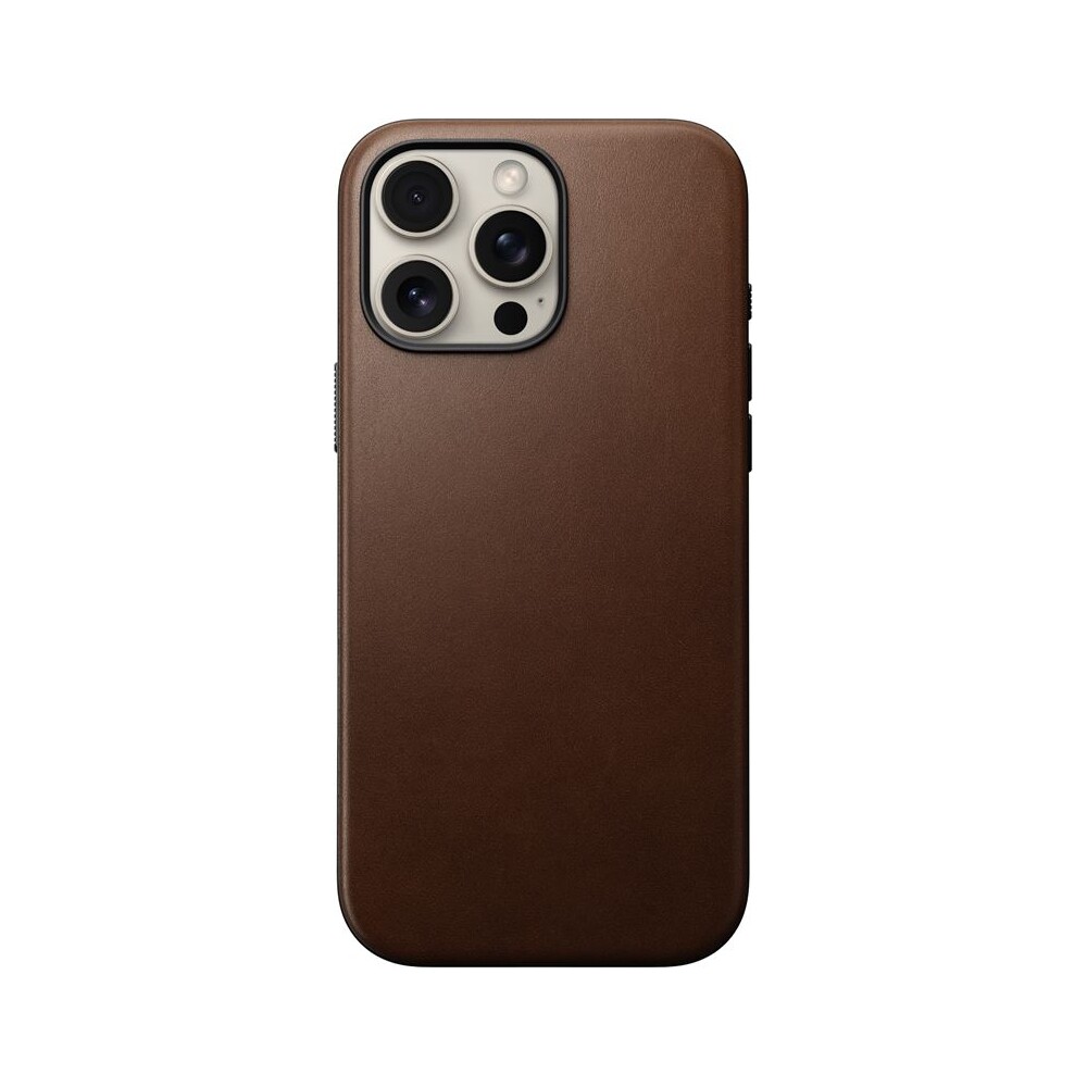 Nomad-Modern-Leather-Case-MagSafe-kryt-iPhone-16-Pro-Max-hnedy