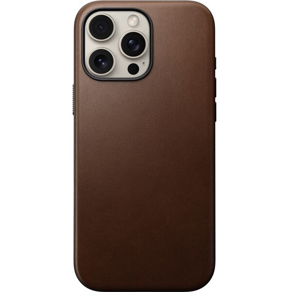 Nomad-Modern-Leather-Case-MagSafe-kryt-iPhone-16-Pro-Max-hnedy