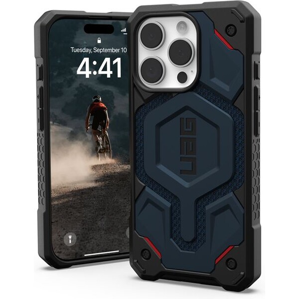 UAG-Monarch-Pro-Magsafe-Kevlar-kryt-iPhone-16-Pro-tmave-modry