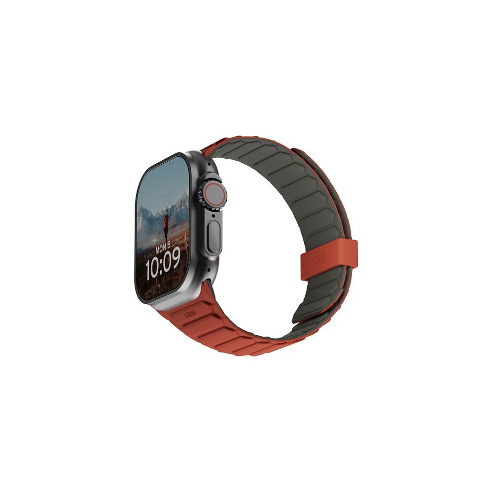UAG-Pathfinder-reminek-Apple-Watch-49-46-45-44-42mm-olivovy-oranzovy
