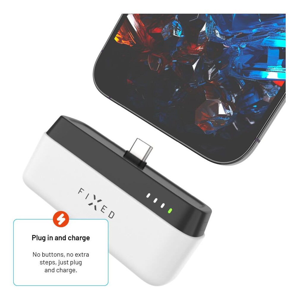 FIXED-Zen-5-Plug-in-powerbanka-PD-20W-5000-mAh-bila