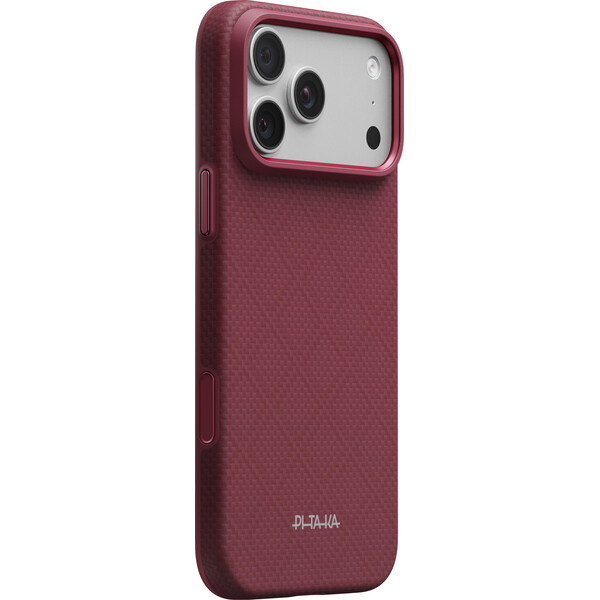 Pitaka-Summa-Case-Argyle-MagSafe-kryt-iPhone-18-Pro-Max-Burgundy