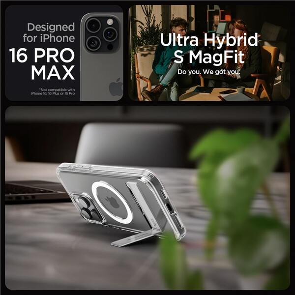 Spigen-Ultra-Hybrid-S-MagSafe-kryt-iPhone-16-Pro-Max-crystal-clear