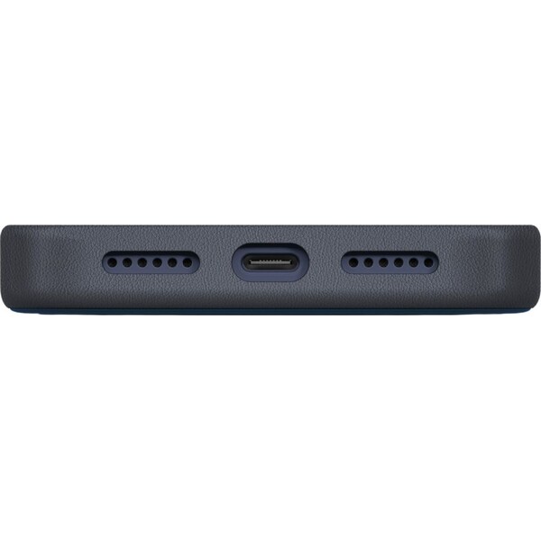 UNIQ-Lyden-DS-Premium-Leatherette-MagClick-MagSafe-kryt-iPhone-17-Pro-Max-Steel-Blue
