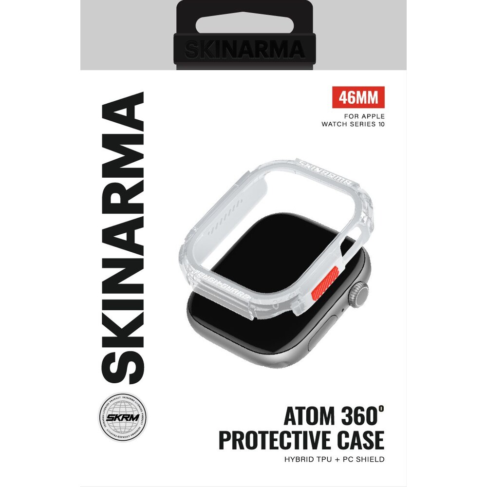 SKINARMA-Atom-kryt-Apple-Watch-46mm-bily