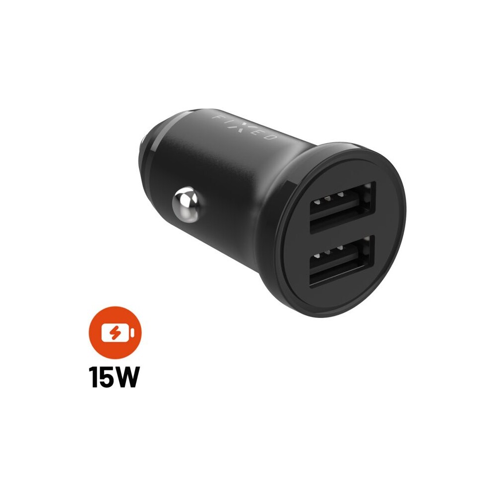 FIXED-autonabijecka-s-2xUSB-vystupem-15W-Smart-Rapid-Charge-cerna