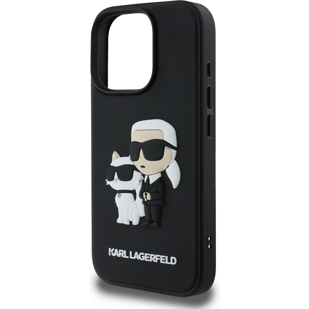 Karl-Lagerfeld-PU-Saffiano-Karl-and-Choupette-kryt-pro-iPhone-16-Pro-cerny