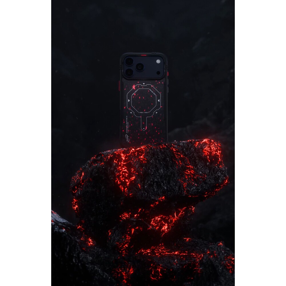 SKINARMA-Vektor-Mag-Charge-MagSafe-kryt-iPhone-17-Pro-Black-Red