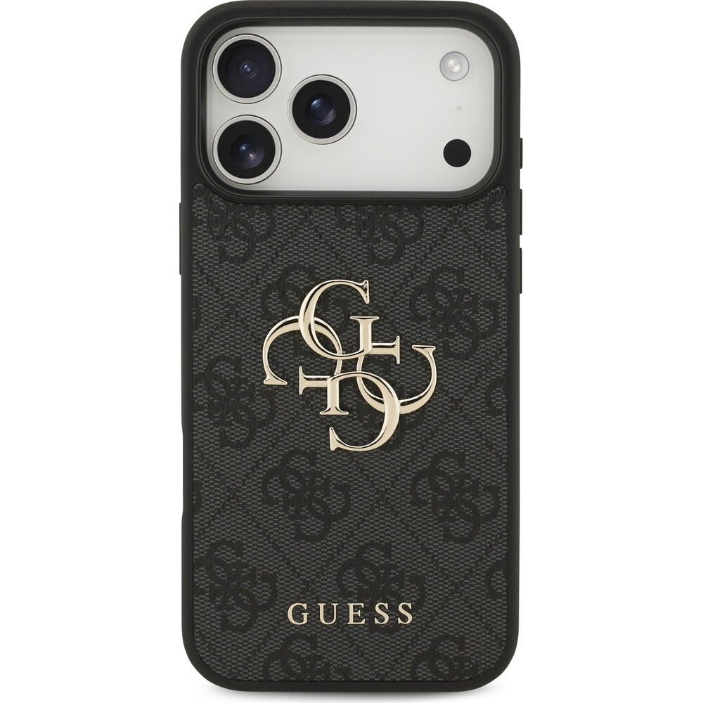 Guess-PU-4G-Metal-Logo-kryt-iPhone-17-Pro-Max-sedy