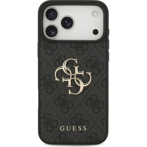 Guess-PU-4G-Metal-Logo-kryt-iPhone-17-Pro-Max-sedy