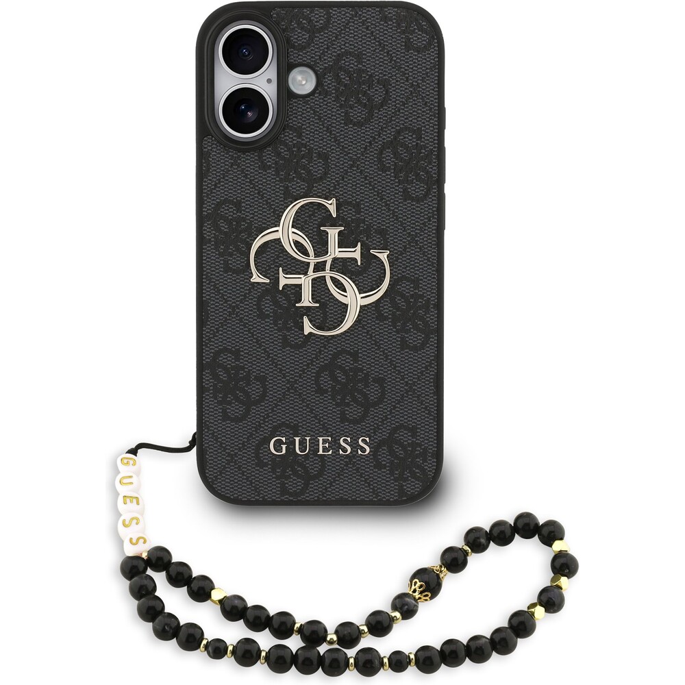 Guess-PU-4G-Metal-Logo-Strap-kryt-iPhone-17-cerny
