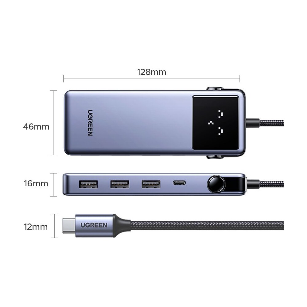 UGREEN-Uno-7v1-USB-C-Hub-120W-sedy