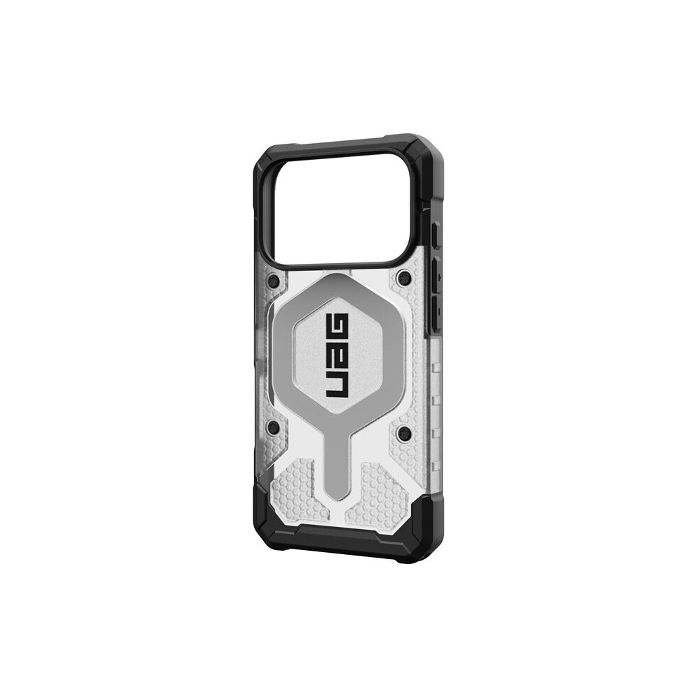 UAG-Pathfinder-Clear-Magsafe-kryt-iPhone-17-Pro-ciry-stribrny