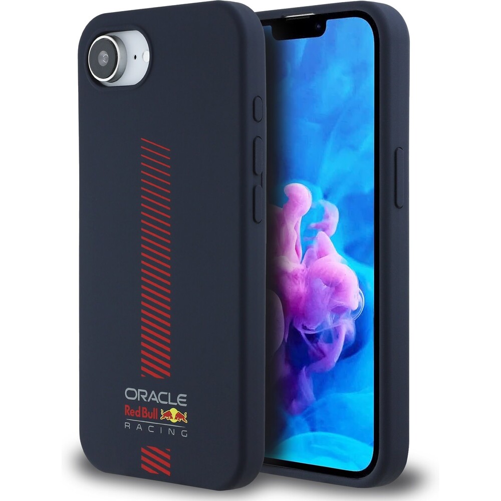 Oracle-Red-Bull-Racing-Silicone-Powerbar-MagSafe-kryt-iPhone-17e-16e-modry