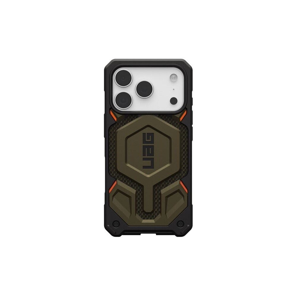 UAG-Monarch-Pro-MagSafe-Kevlar-kryt-iPhone-17-Pro-zeleny