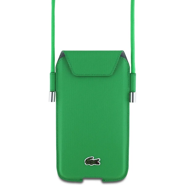 Lacoste PVC Iconic Petit Pique pouzdro na telefon XL zelené - Pouzdra - Hlavní obrázek