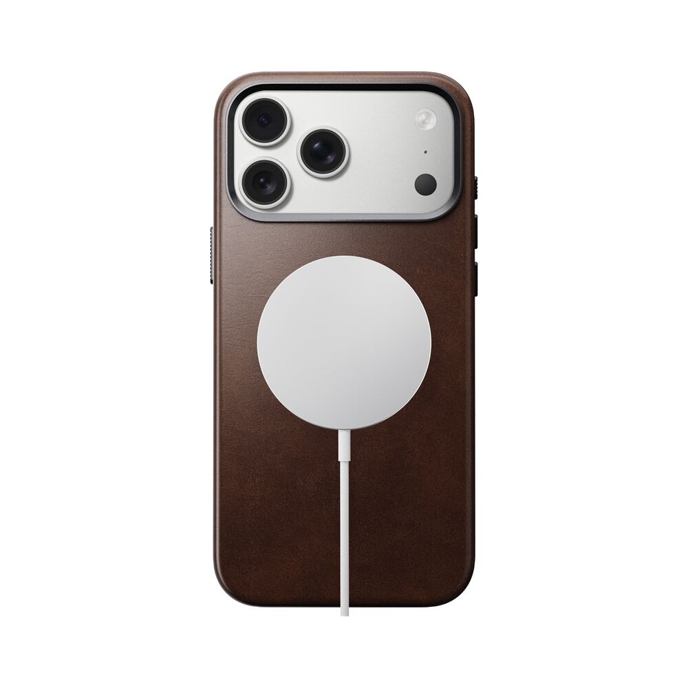 Nomad-Traditional-Leather-Case-Horween-MagSafe-kozeny-kryt-iPhone-17-Pro-Max-Rustic-Brown