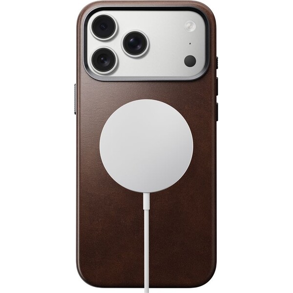 Nomad-Traditional-Leather-Case-Horween-MagSafe-kozeny-kryt-iPhone-17-Pro-Max-Rustic-Brown