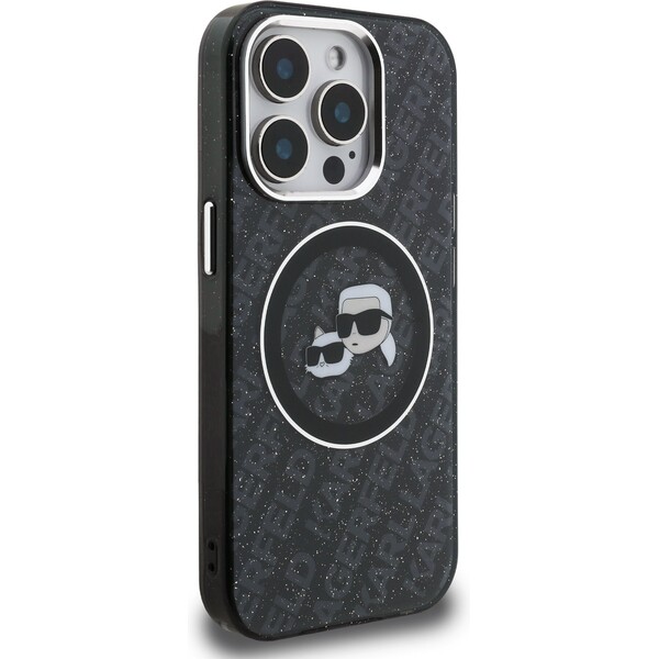 Karl-Lagerfeld-IML-K-CH-Heads-Repeated-Logo-MagSafe-kryt-iPhone-15-Pro-cerny
