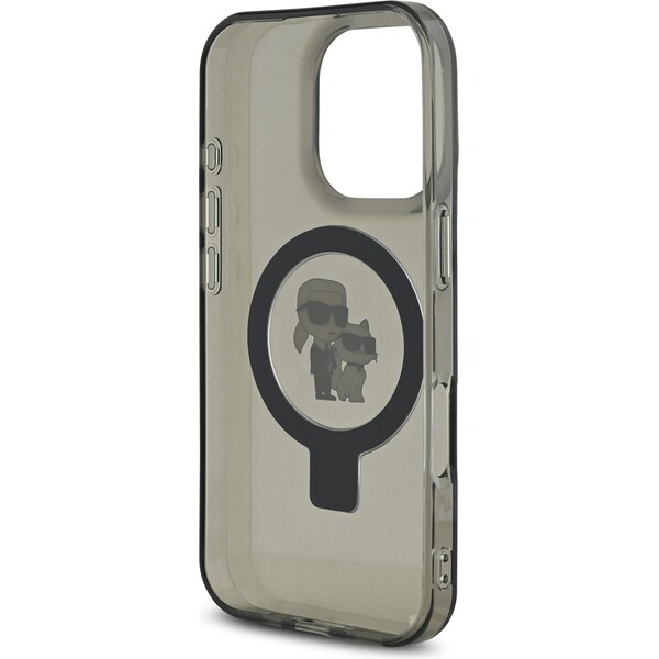 Karl-Lagerfeld-Ringstand-Karl-and-Choupette-MagSafe-kryt-pro-iPhone-16-Pro-Max-cerny