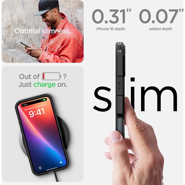 Spigen-Tough-Armor-MagSafe-kryt-iPhone-16-black