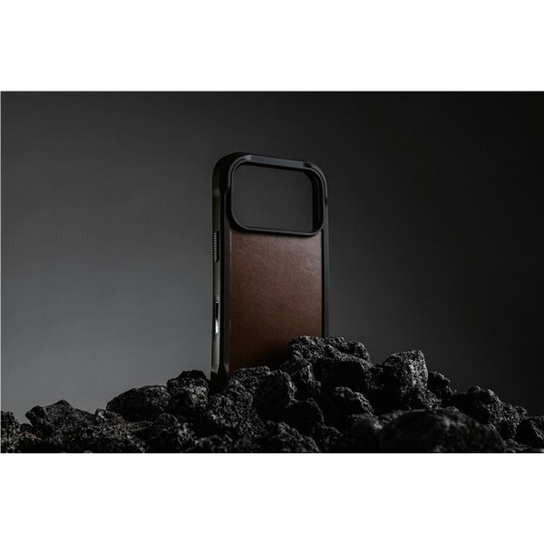 Nomad-Rugged-Leather-Case-Horween-MagSafe-kozeny-kryt-iPhone-17-Pro-Rustic-Brown