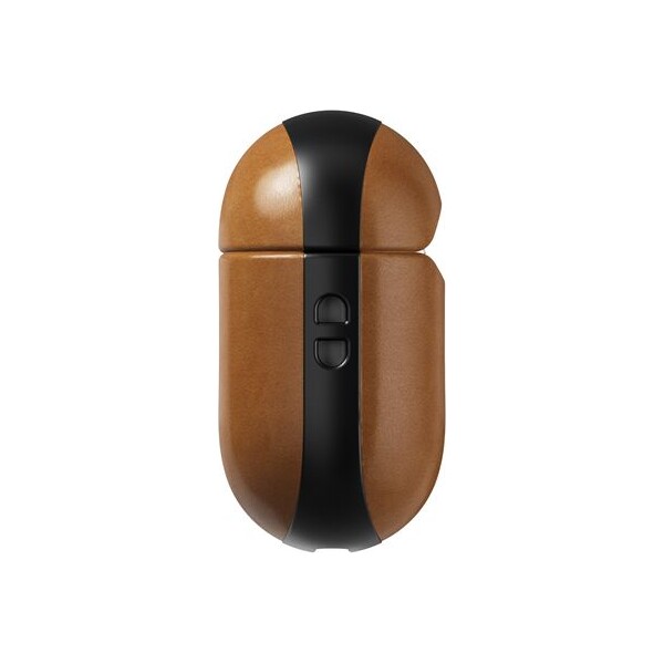 Nomad-Modern-Leather-pouzdro-Apple-Airpods-4-hnede