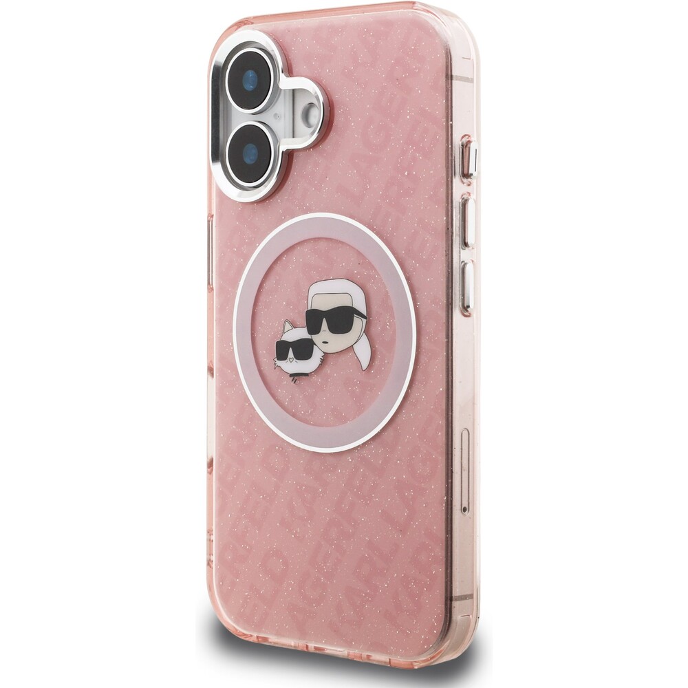 Karl-Lagerfeld-IML-K-CH-Heads-Repeated-Logo-MagSafe-kryt-iPhone-16-ruzovy