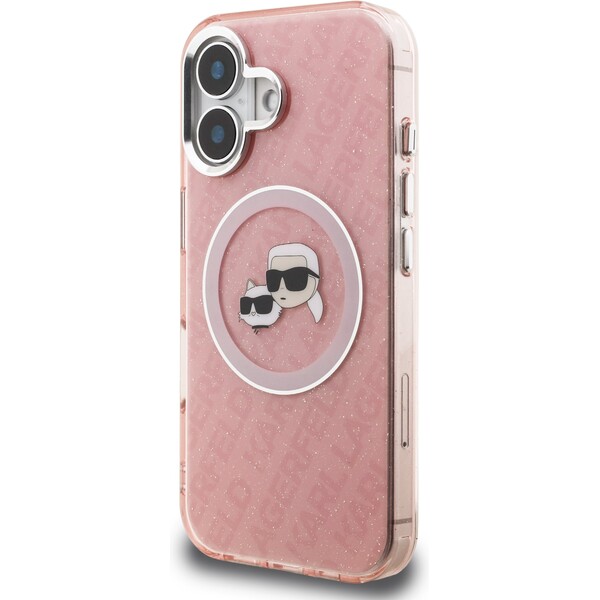 Karl-Lagerfeld-IML-K-CH-Heads-Repeated-Logo-MagSafe-kryt-iPhone-16-ruzovy