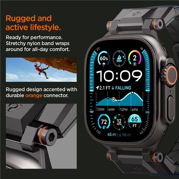 Spigen-DuraPro-Armor-reminek-Apple-Watch-Ultra-49-46-45-44-42mm-namorne-modry