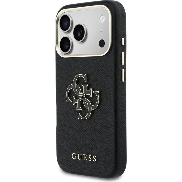 Guess-PU-Resin-Logo-kryt-iPhone-17-Pro-Max-cerny