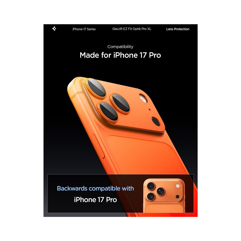 Spigen-Glass-tR-EZ-Fit-Optik-Pro-XL-sklo-na-fotoaparat-iPhone-17-Pro-oranzove
