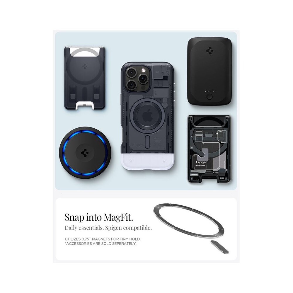 Spigen-Classic-C1-MagSafe-kryt-iPhone-16-Pro-graphite