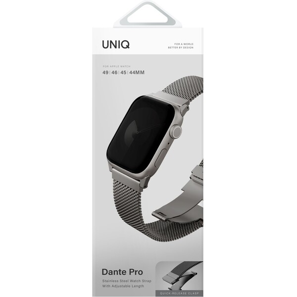 UNIQ-Dante-Pro-ocelovy-reminek-49-46-45-44mm-titanove-stribrny