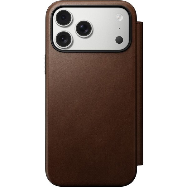 Nomad-Modern-Leather-Folio-MagSafe-kozene-pouzdro-iPhone-17-Pro-Max-Brown
