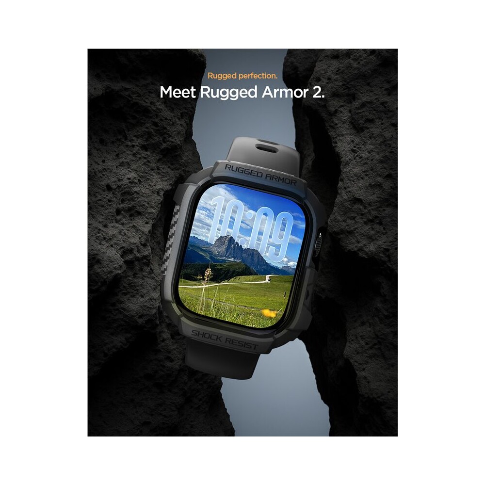 Spigen-Rugged-Armor-2-pouzdro-Apple-Watch-11-42mm-matte-black
