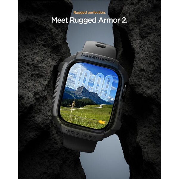 Spigen-Rugged-Armor-2-pouzdro-Apple-Watch-11-42mm-matte-black