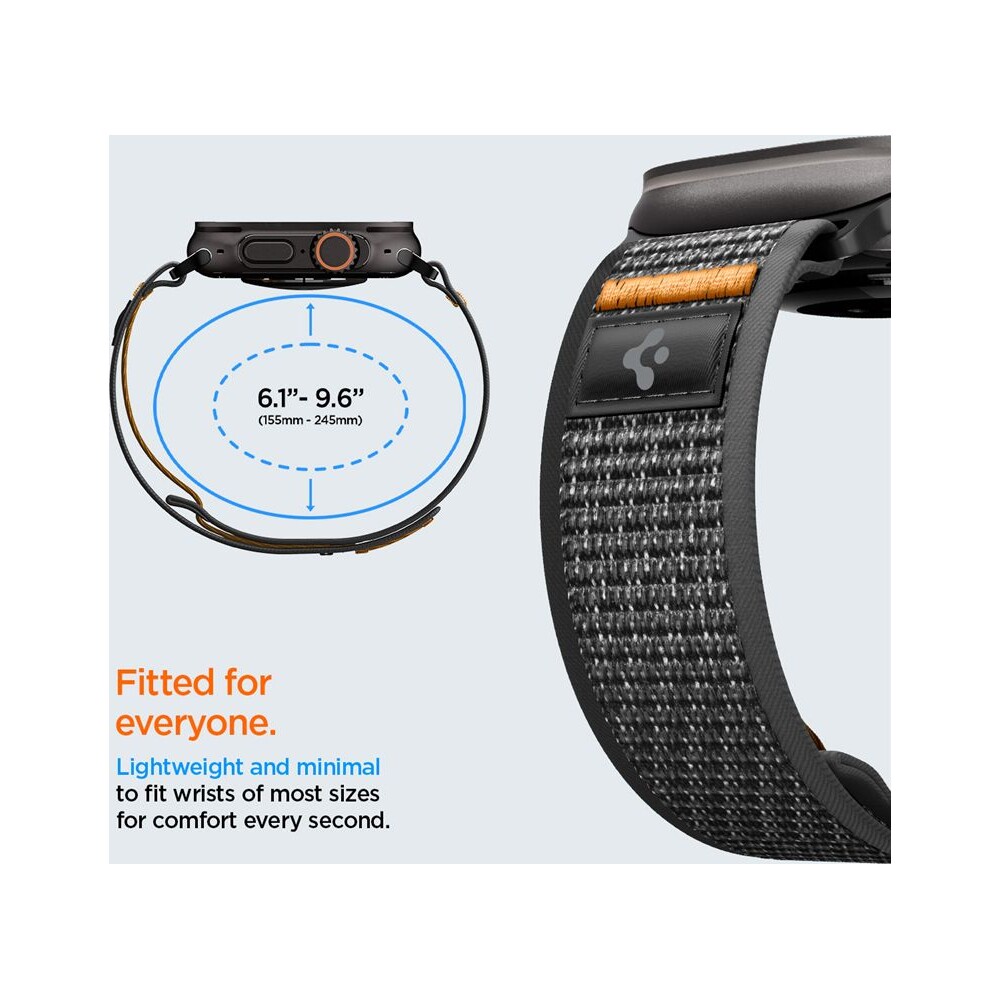 Spigen-Athlex-Air-2-Active-reminek-Apple-Watch-49-46-45-44mm-cerny-oranzovy