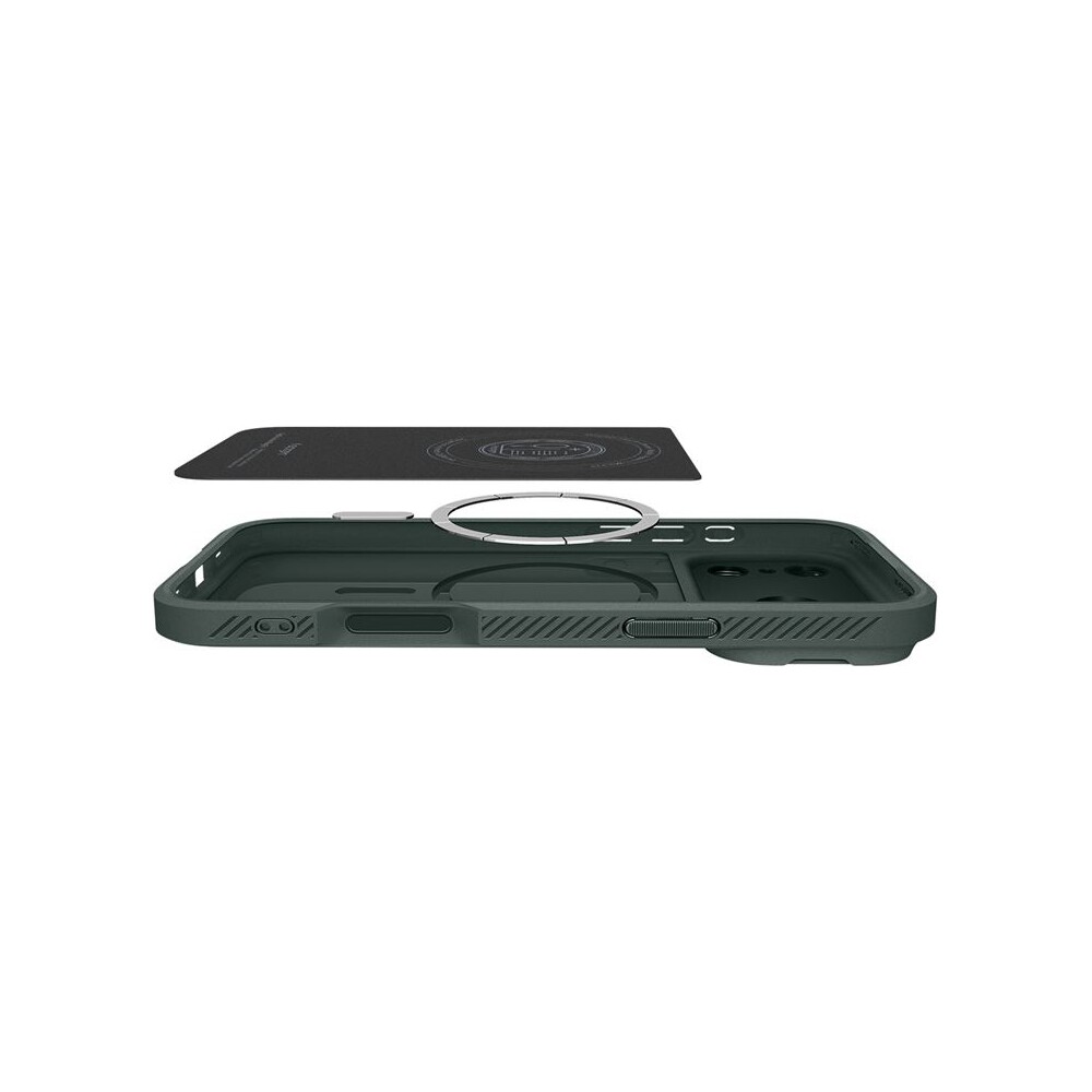 Spigen-Optik-Armor-MagSafe-kryt-iPhone-17-Pro-Max-abyss-green