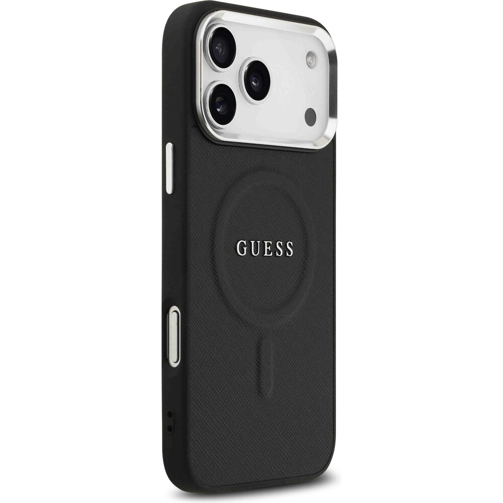 Guess-PU-Saffiano-MagSafe-kryt-iPhone-17-Pro-Max-cerny