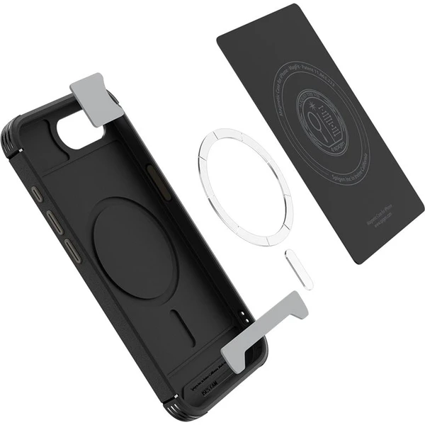 Spigen-Core-Armor-MagSafe-kryt-iPhone-17e-16e-matne-cerny