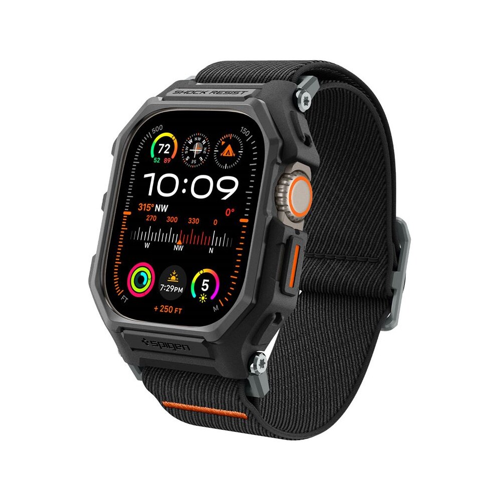 Spigen-Lite-Fit-Pro-reminek-Apple-Watch-Ultra-3-2-1-49mm-matne-cerny