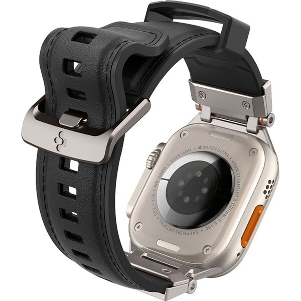 Spigen-DuraPro-Armor-PU-reminek-Apple-Watch-Ultra-49-45-44-42mm-cerny
